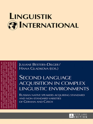 cover image of Second language acquisition in complex linguistic environments